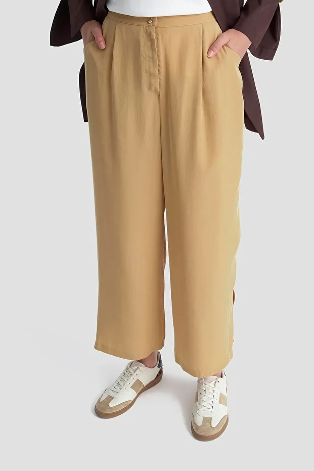 Palazzo Pantolon 25KD4002 Camel - 4