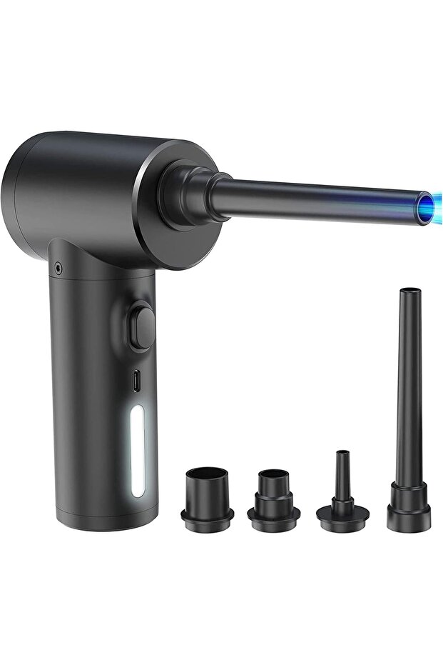 Cordless Compressed Air Duster for Laptop Computer Keyboard, Portable Electronic Air Duster, Recharg