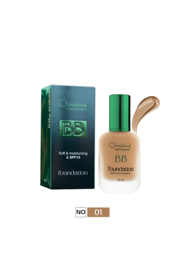 كريم أساس BB 01 - تغطية طبيعية وترطيب مثالي مع عامل حماية من الشمس SPF15