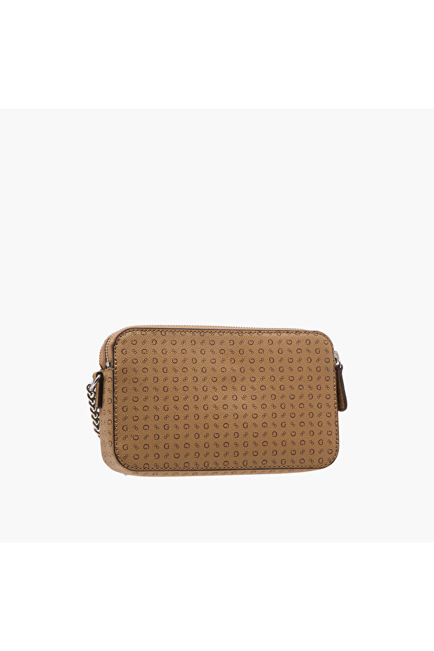 Fiddlewood Monogram Print Crossbody Bag with Chain Strap - 4