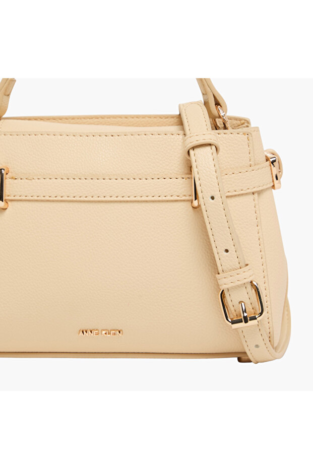 حقيبة كتف صلبة مع حزام قابل للفصل - 4