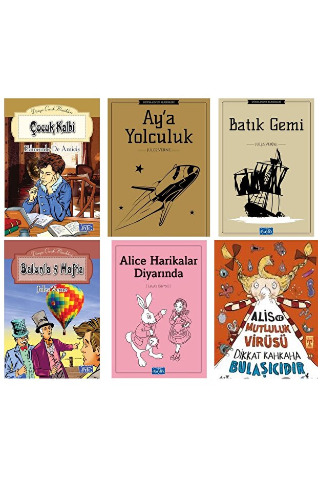 Alis ve Mutluluk Virüsü Dikkat Kahkaha Ortaokul 6 Kitap Set