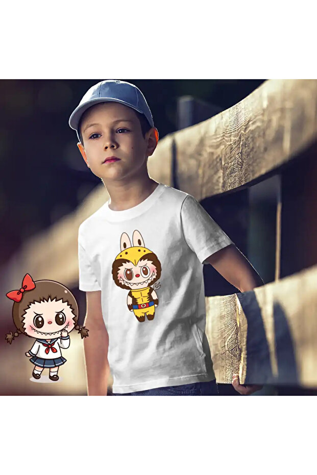 Tricou Copii Labubu Wolverine - 2