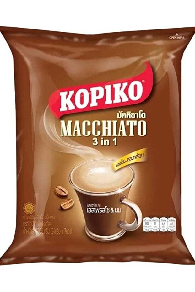 Macchiato 3-in-1 Instant Coffee - 336g (24 Sachets)