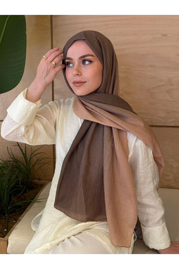 Gradient Cotton Shawl