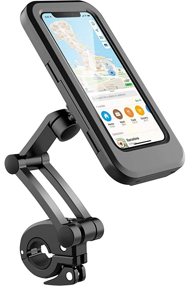 Waterproof Bike Phone Mount Cell Phone Holder for Motorcycle