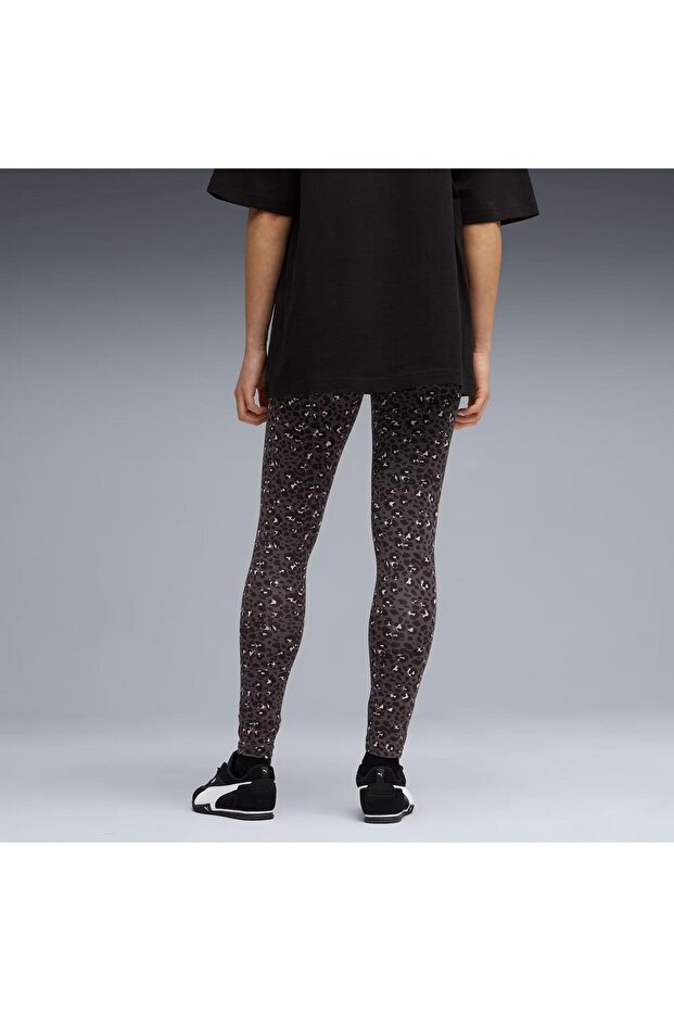 Essentials Animal Print Kadın Tayt - 2