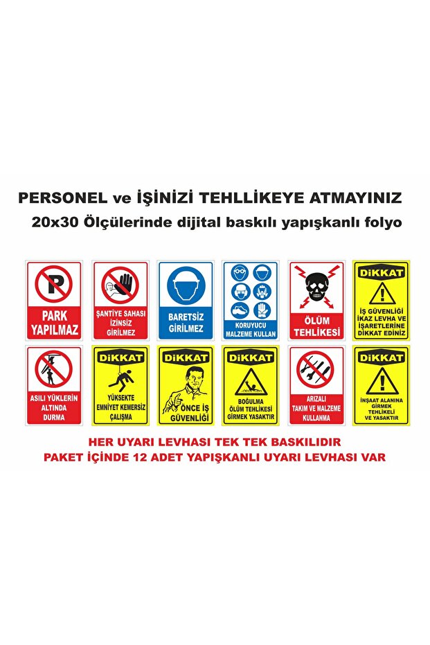 UYARI İKAZ LEVHALARI