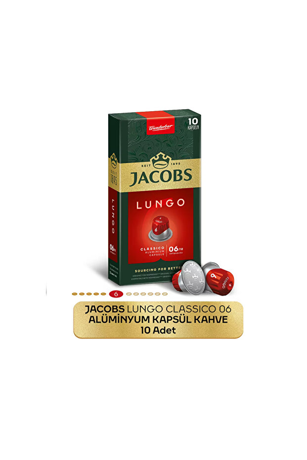 Lungo 6 Classic Nespresso Uyumlu Kapsül Kahve 10 Kapsül - 1