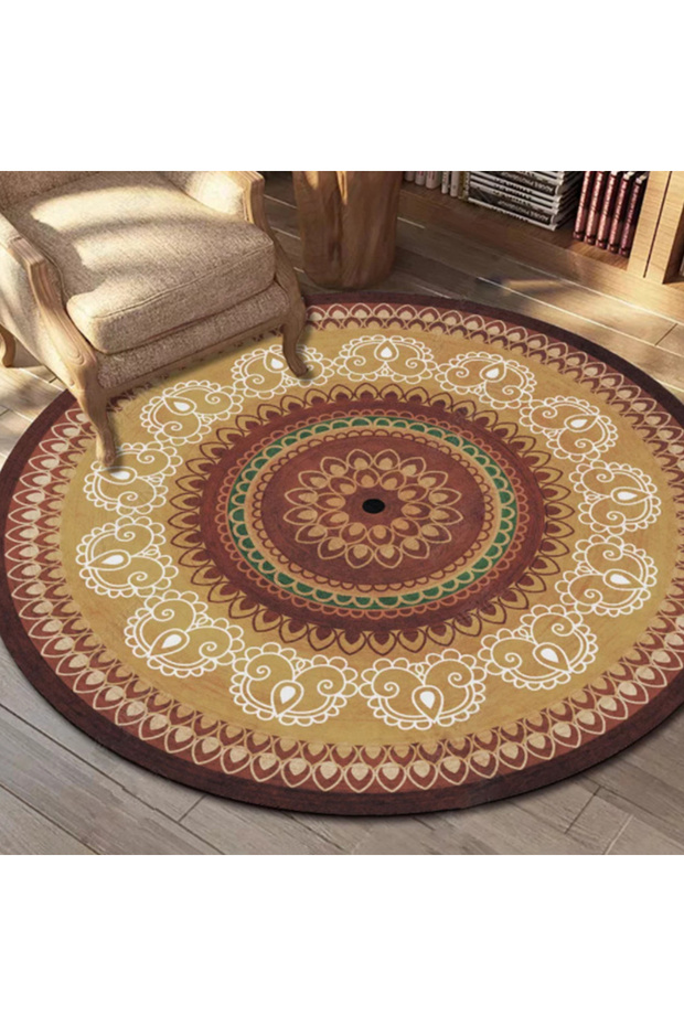 Rugs living room Circular classic element carpet120*120cm