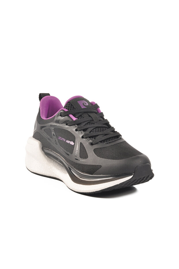 Black-White Breathable Lightweight Flexible Sports Shoes Pci-11352 g
