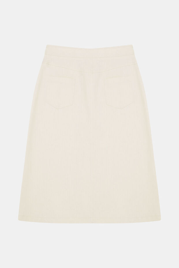 EKRU MİDİ ETEK - 2