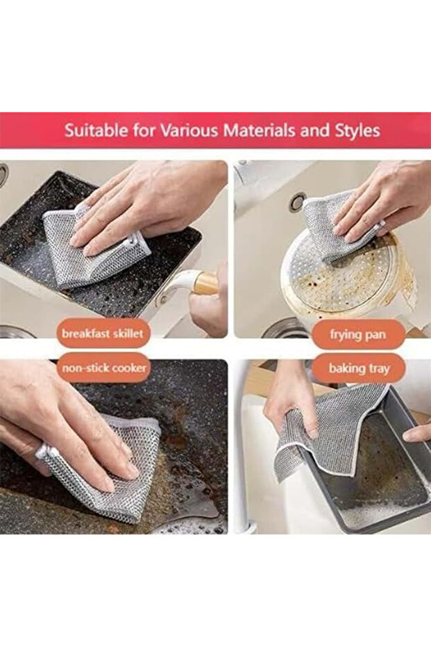 وعاء مقلاة تنظيف القماش - 3