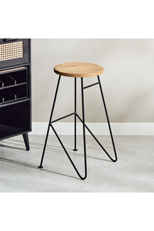 كرسي بار كافون أميغو من الخشب الصلب - 2