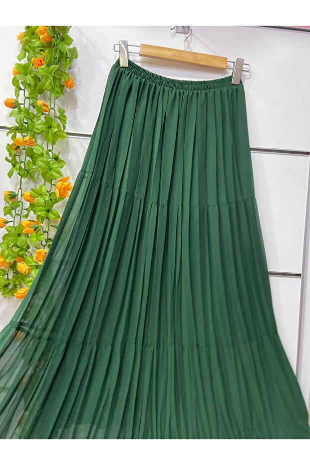 Šifonska suknja trostruka Postavljeno - 2