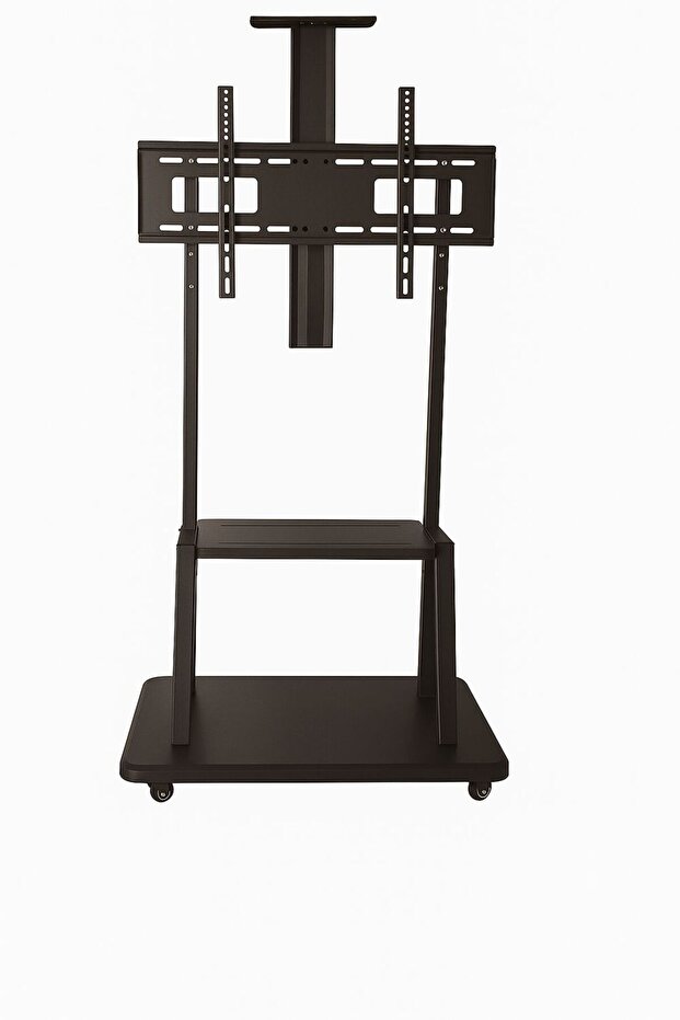 40″–75″ TV Mobile Stand – Heavy-Duty, 60kg Load, VESA 200x200–610x410mm, Shelf & Wheels