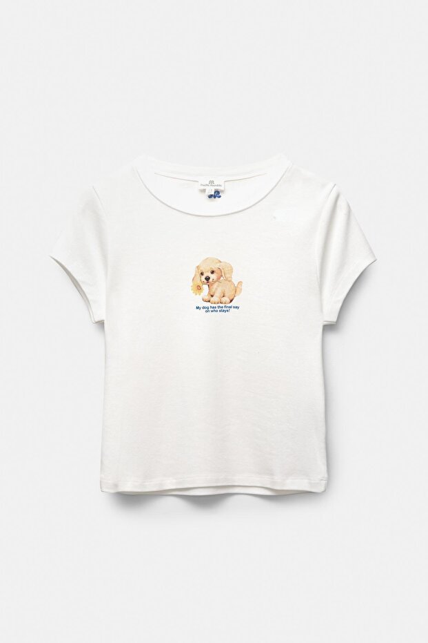 Köpek Grafik Tişört - 5
