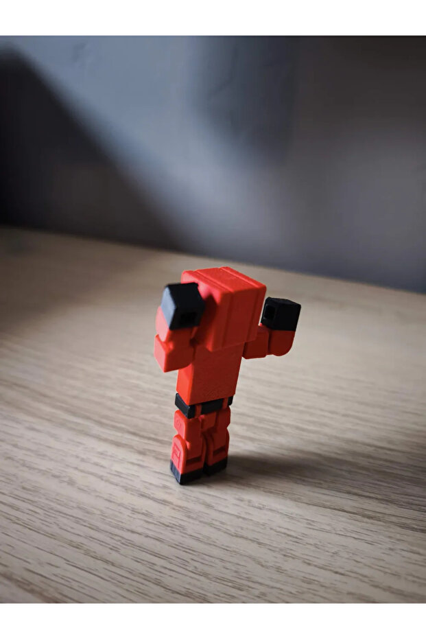 3D Minecraft Squid Game Kare Muhafız - 3