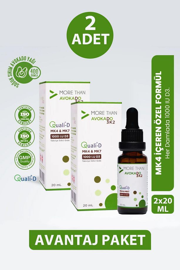 Avokado D3K2 20 ml 2 Adet - 1