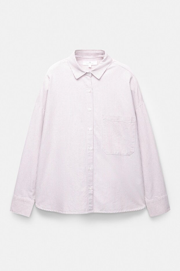 İnce çizgili gömlek - 6
