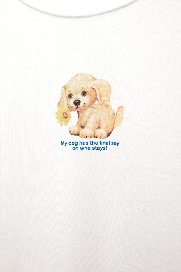 Köpek Grafik Tişört - 6