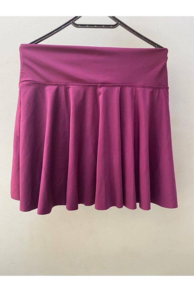 Yüksek Bel Şort Etek - 1