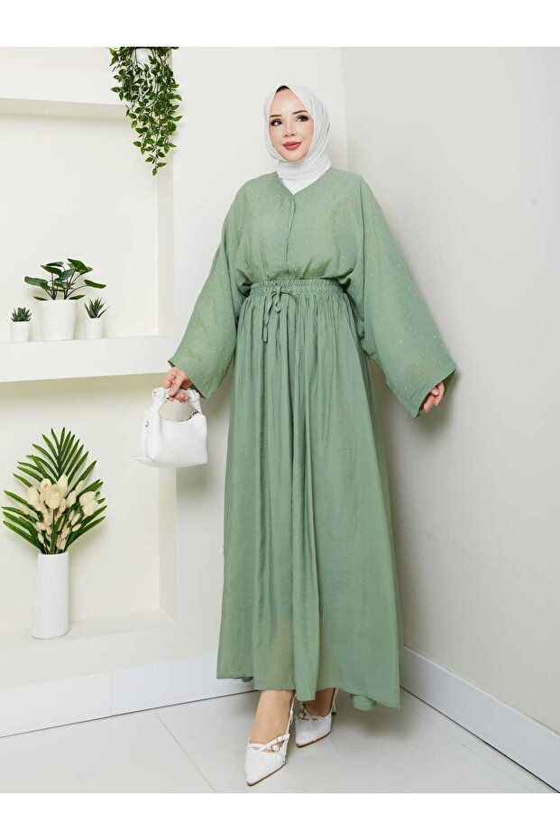 Double Stone Detailed Suit