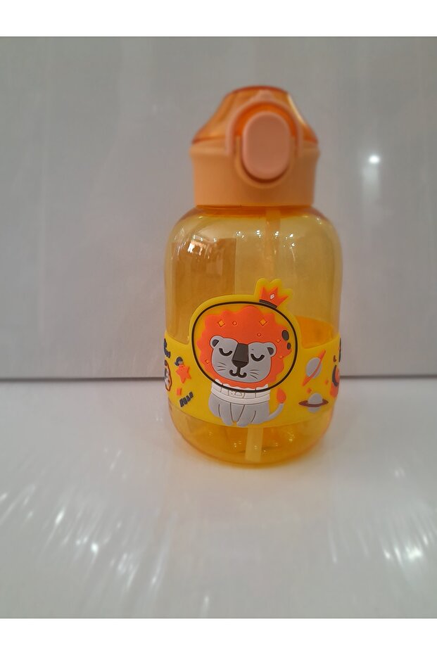 Şeffaf,Silikon Desenli,Tombul Matara 1000Ml - 1