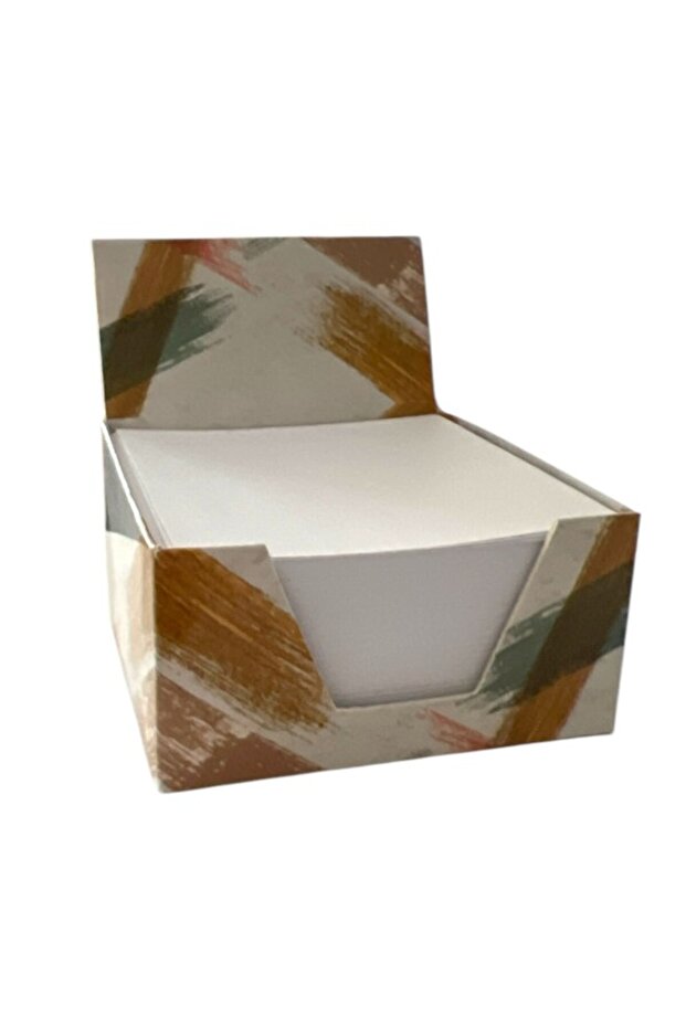 مفكرة مكعب أبيض مقاس 8x8 سم