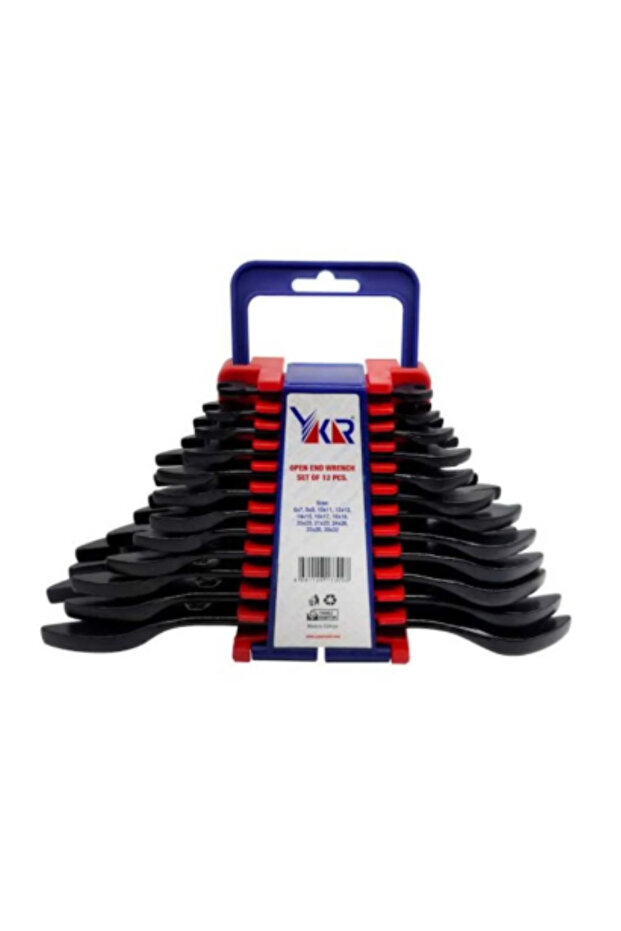 Remont Yakar Open Mouth Key Set - Black - 12 Pieces - Two Mouth Key Set
