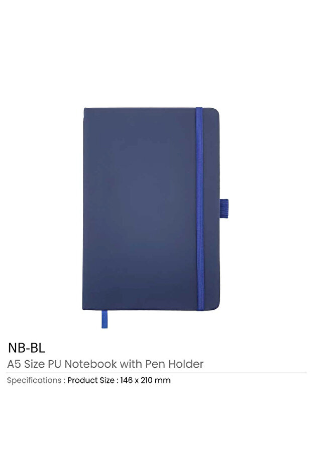 دفتر ملاحظات من البولي يوريثين مع حزام - 1