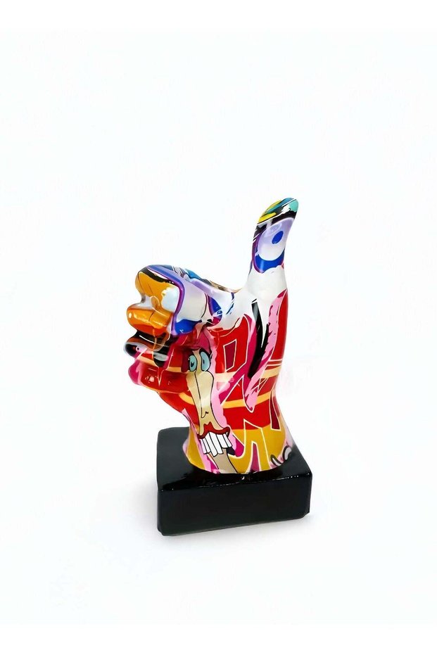 Thumps Up Hand Statue Sculpture Resin Finger Sculpture Decoration