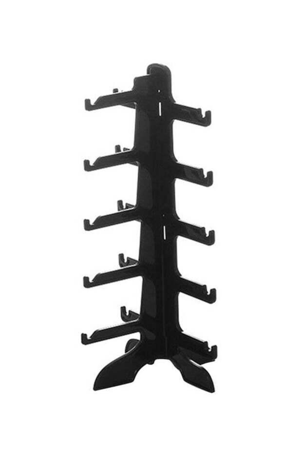 5 Layer Sunglasses And Eyeglass Display Stand Black