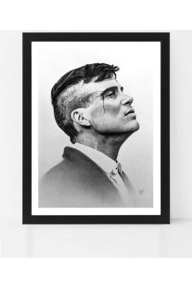 Peaky Blinders Thomas Shelby Poster With Frame Multicolour 30x40cm