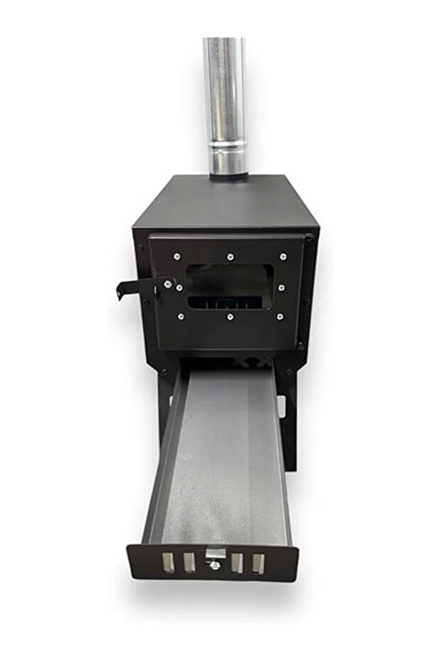 Kuzinesiz Kamp Ve Çadır Sobası Katlanır Ayaklı Kamp Sobası Çantalı - 3