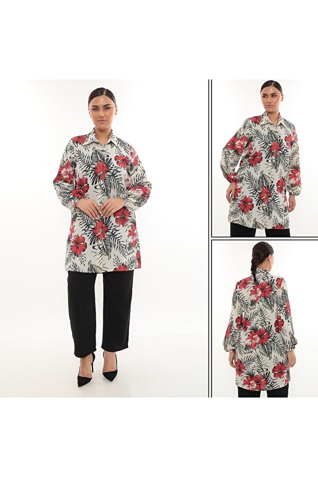 Дамски модел с разрез - 5