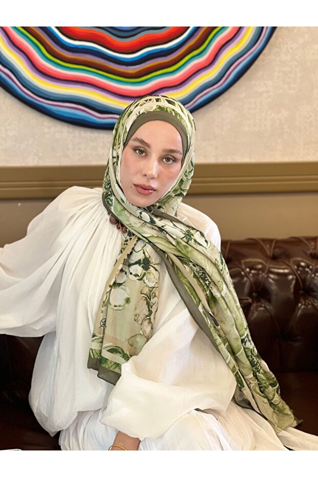 Lipa Desen Bambu Şal - 3