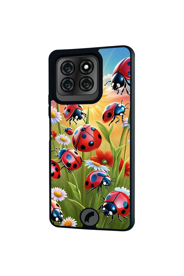 S71 Compatible Printed, Matte Black Color, Soft Silicone, Protective, Shock Absorbing Cover, Case - 3