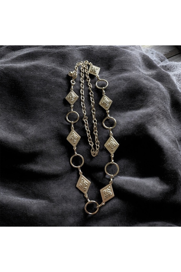 Retro, Vintage Patterned Body & Waist & Dress & Pants & Skirt Chain Belt
