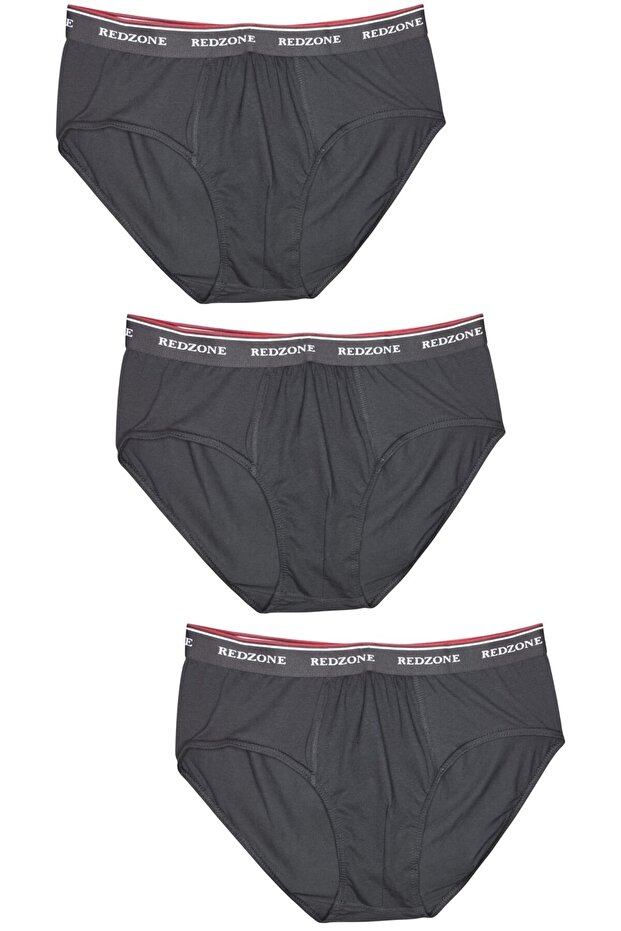 3 Pack Men's Large Size Comfortable Fit Redzone Lycra Slip Suitable for 105-180 Kilograms