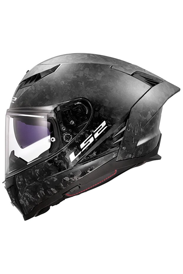 DRAGON FORGED KARBON KAPALI KASK SİYAH - 4