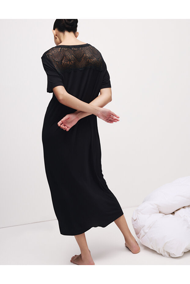 Dantel Detaylı Gecelik - 2