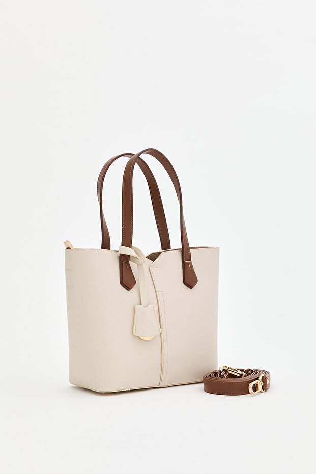 Tote Çanta Bej - 1
