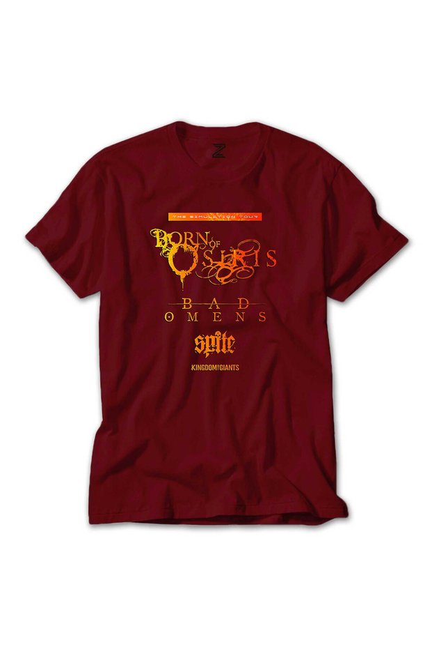 Born Of Osiris Simulation American Tour Red T-Shirt