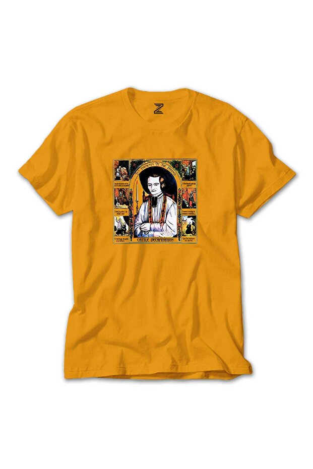Cattle Decapitation Ten Torments Of The Damned Yellow T-Shirt