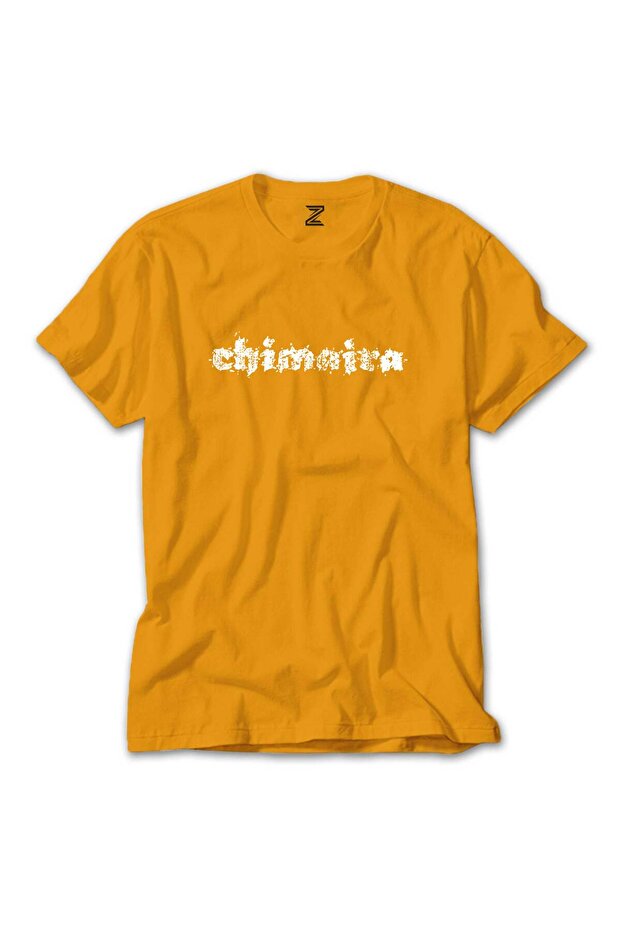 تي شيرت أحمر بشعار Chimaira