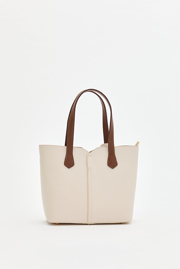 Tote Çanta Bej - 3