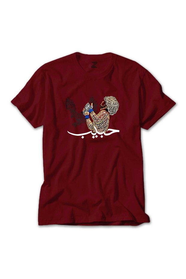Khabib Eagle Graphic Red T-Shirt