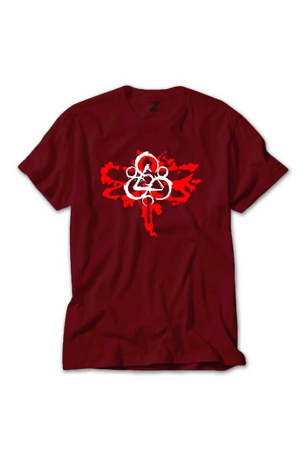تي شيرت أحمر بشعار Coheed and Cambria Butterfly