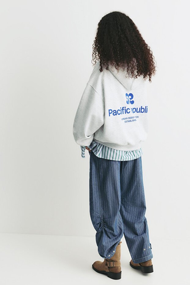 Kapüşonlu Pacific Republic Sweatshirt - 4